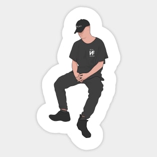 Awesome NF Illustration Sticker